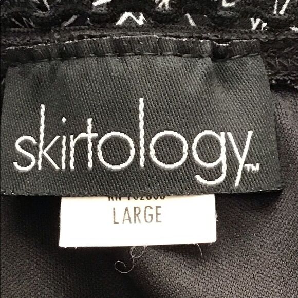 Polyester elastic waist skirt   - Picture 4 of 5